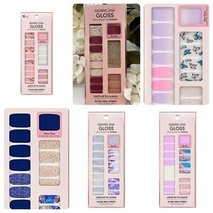 6 Dashing Diva Gloss Gel Nail Strips Set